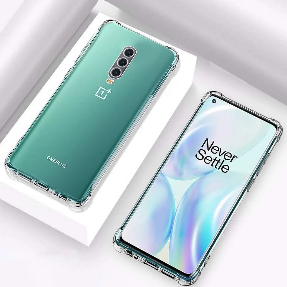 OnePlus 8 Soft TPU Clear Corner Protection Back Cover