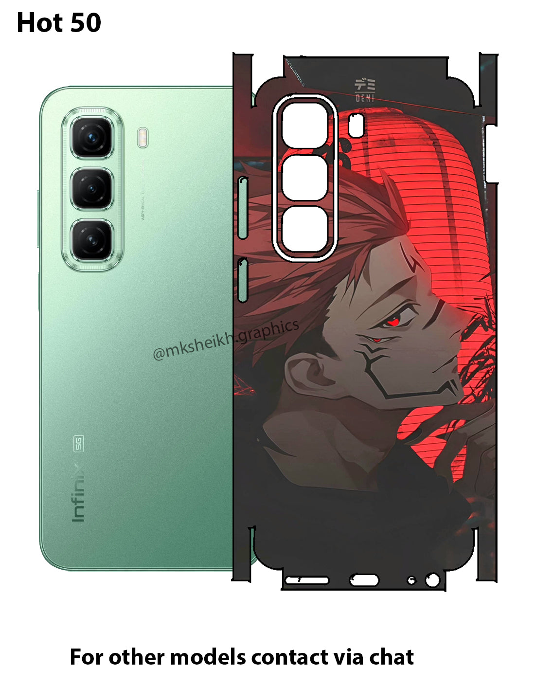 Infinix Hot 50 Full Body Skin Wrap