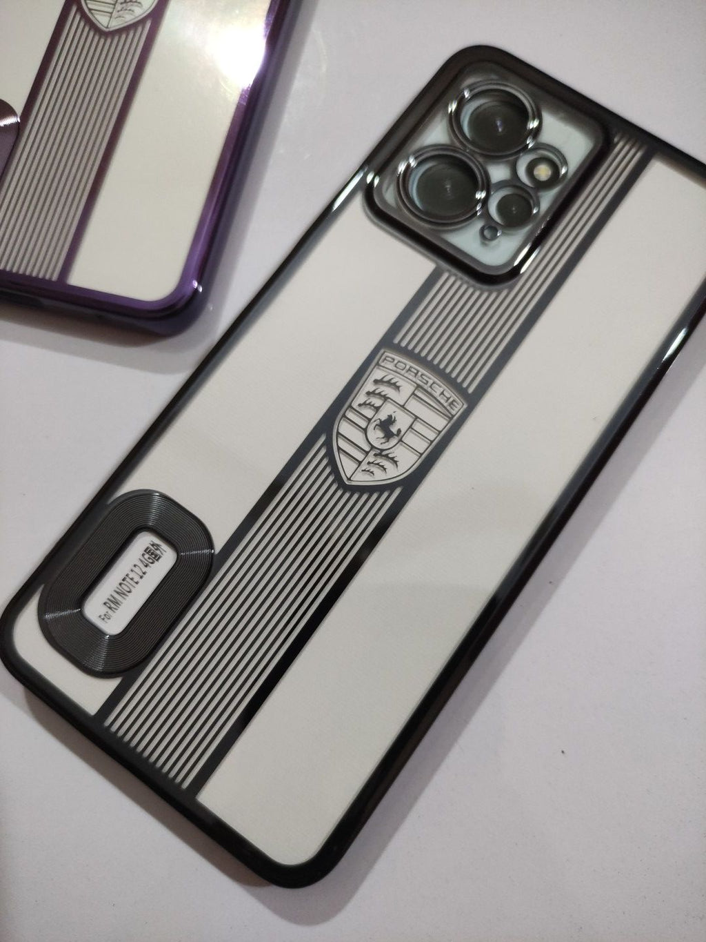 Redmi Note 12 4G Soft TPU Clear Transparent Porsche Design Back Cover