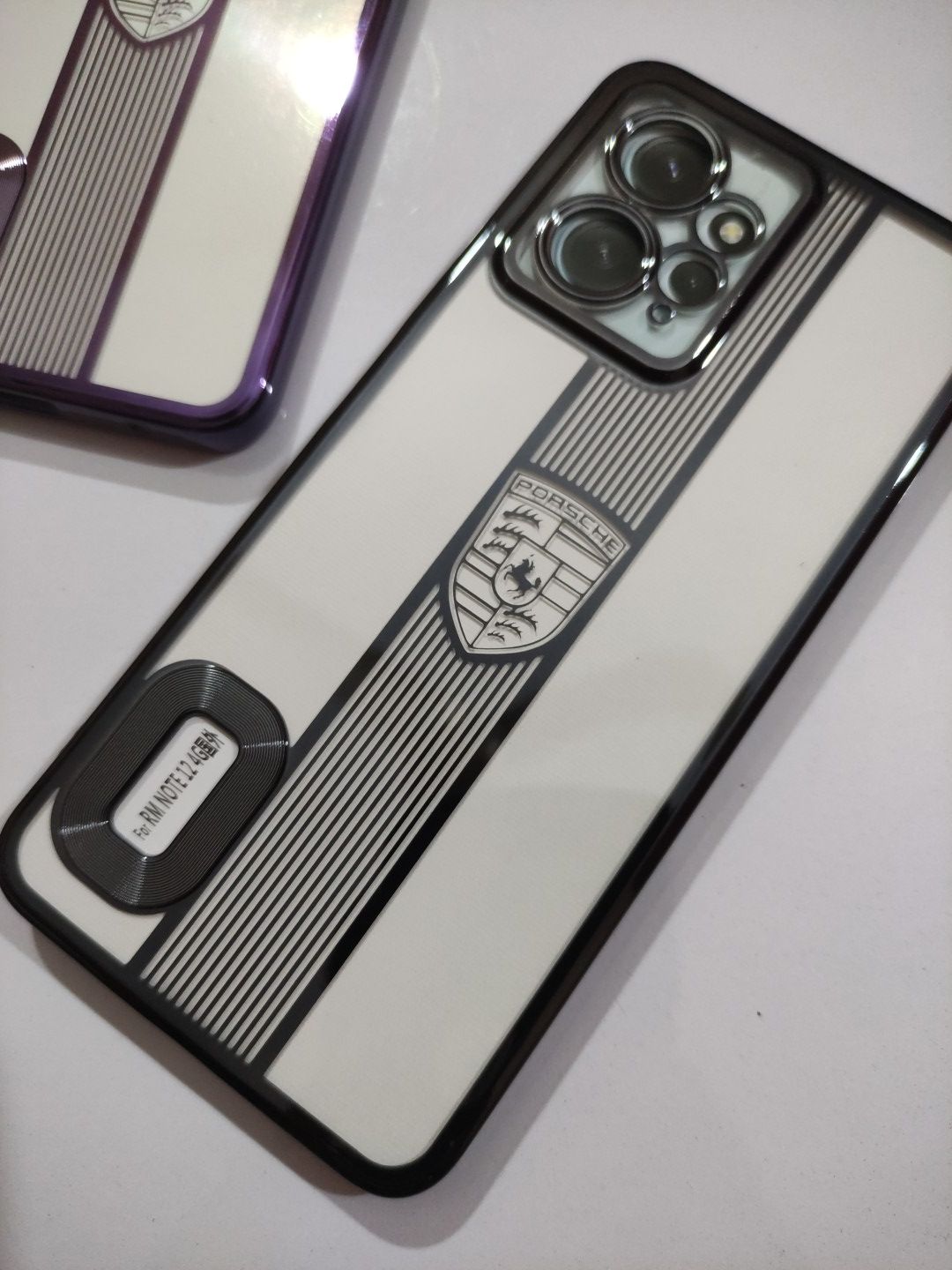Redmi Note 12 4G Soft TPU Clear Transparent Porsche Design Back Cover
