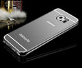 Samsung Galaxy S6 Aluminium Frame Silver Plated Mirror Back Cover