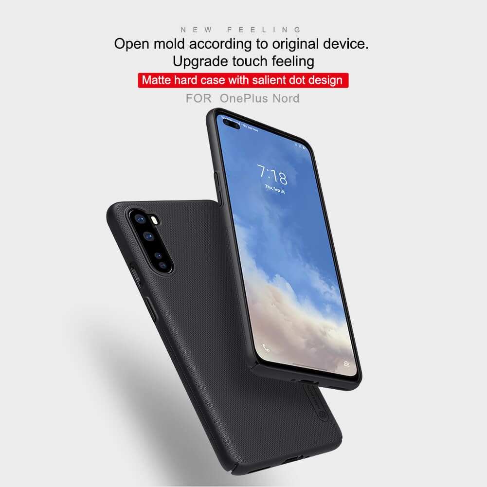 OnePlus Nord Official Nillkin Frosted Shockproof Anti Slip Back Case