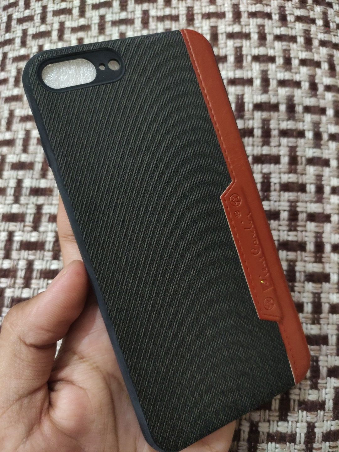iPhone 7 Plus Soft Silicone Leather Back Cover