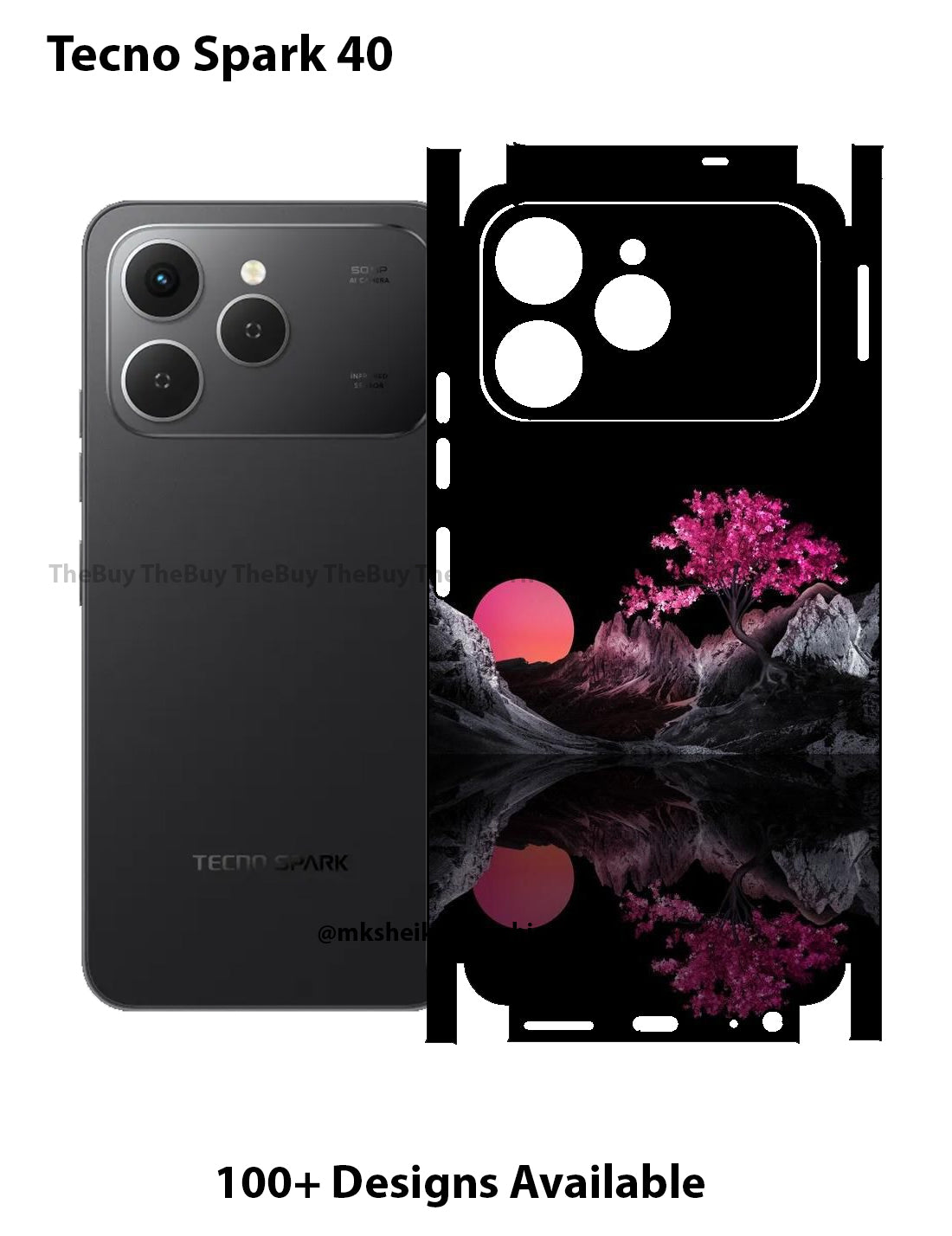 Tecno Spark 40 Full Body Skin Wrap