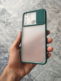 Vivo_Y50/Y30 Matt Transparent Camera Slider Back Cover
