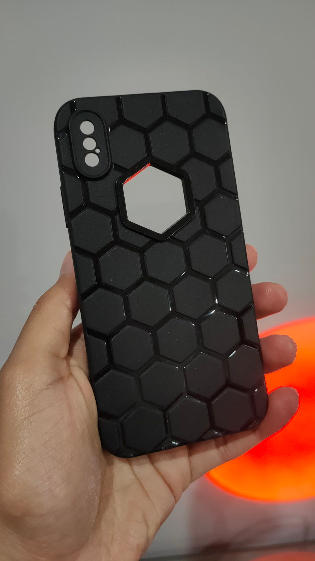 iPhone X/XS Back Design Camera Protection Soft Silicone Back Case Cover