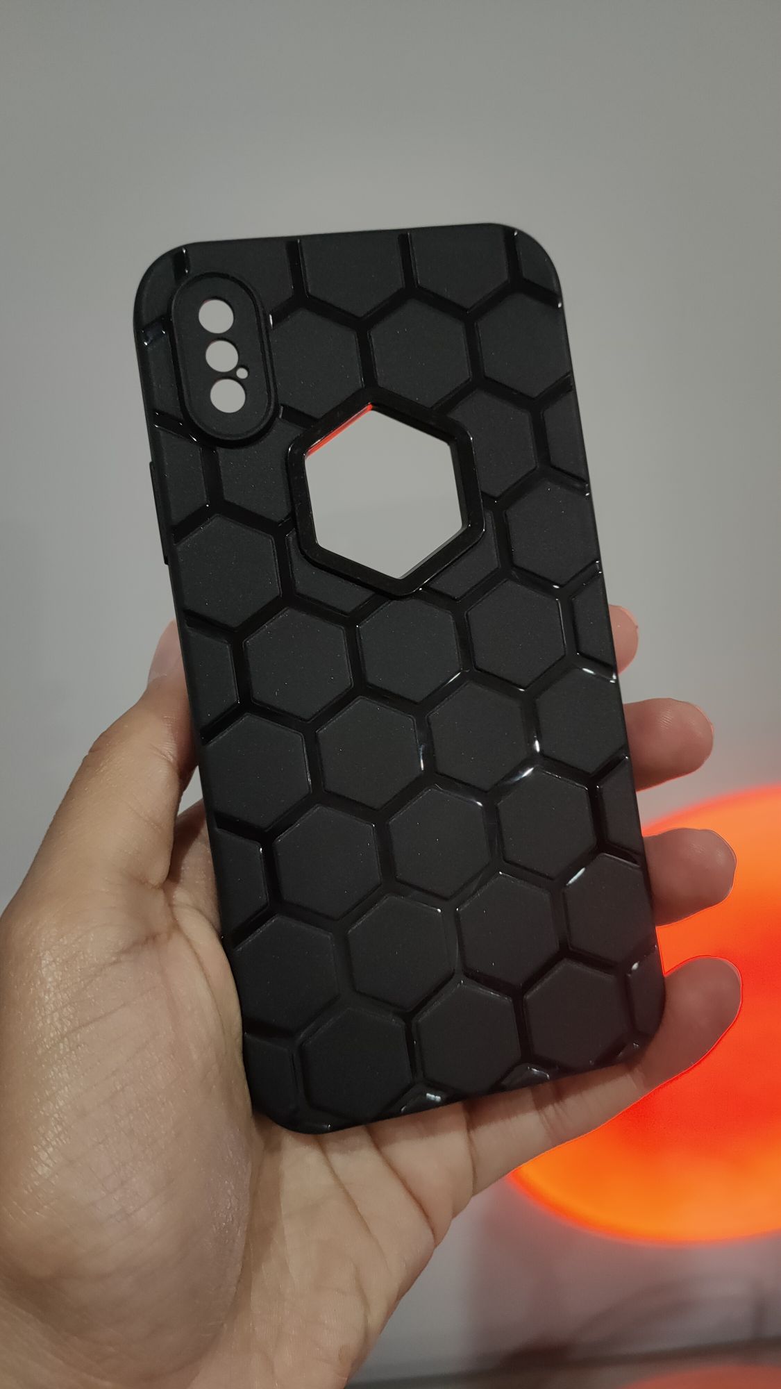 iPhone X/XS Back Design Camera Protection Soft Silicone Back Case Cover
