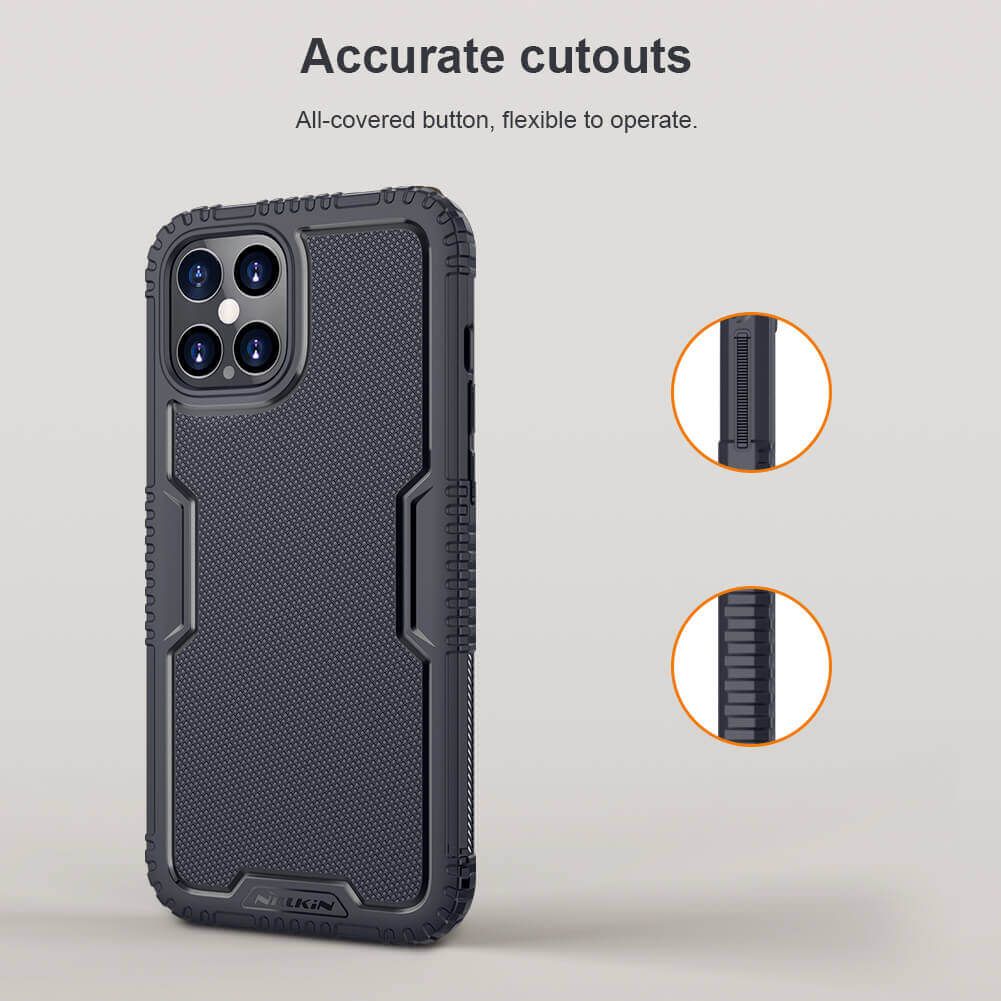 iPhone 12 Pro Max Official Nillkin Tactics TPU Shockproof Back Case