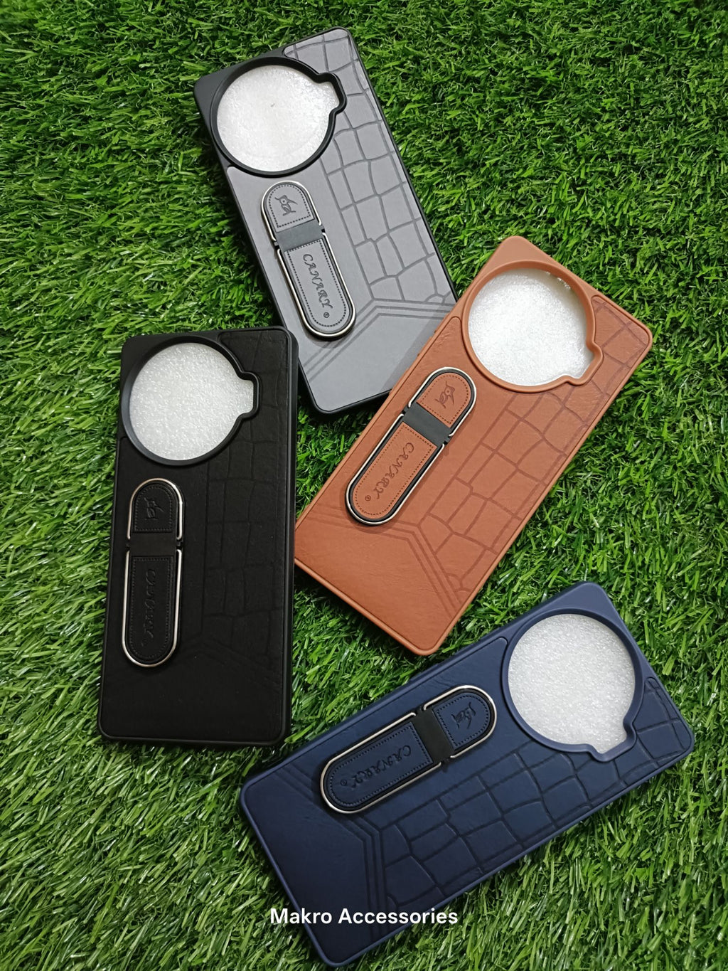 Tecno Camon 30 Pro Soft Silicone Leather Design Dual Kickstand Back Cover