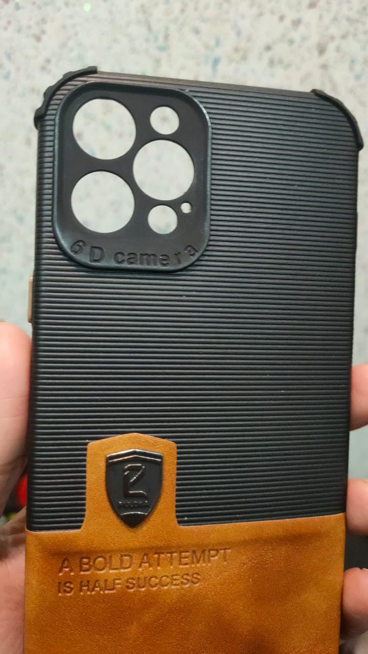 Apple iPhone 12 Pro Max Premium Quality Leather Soft Case Cover