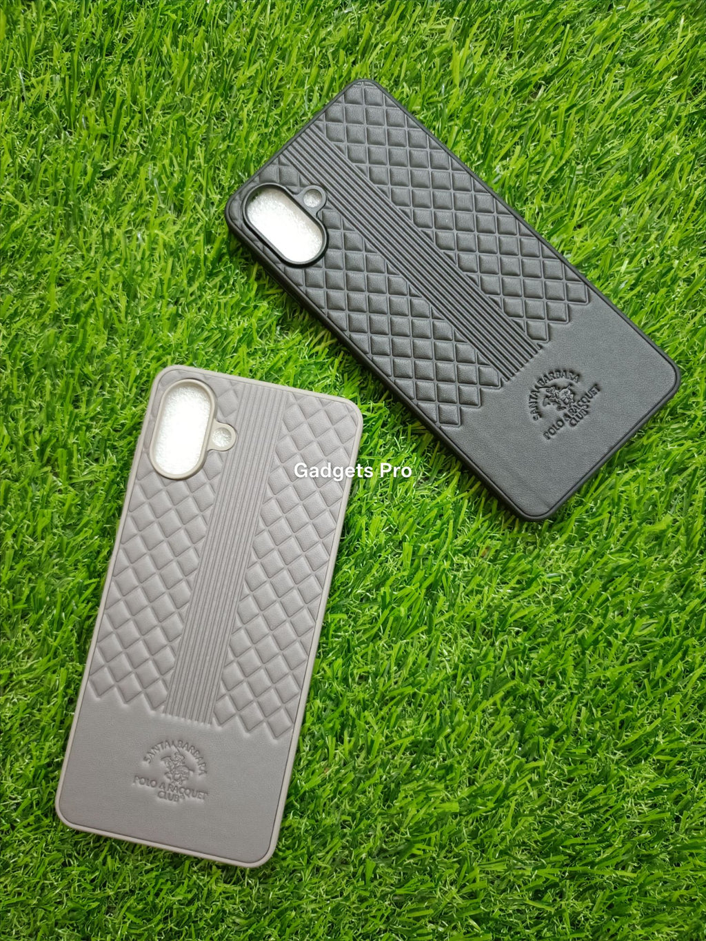 Samsung Galaxy A06 Soft Silicone PU Leather Design Polo Back Cover