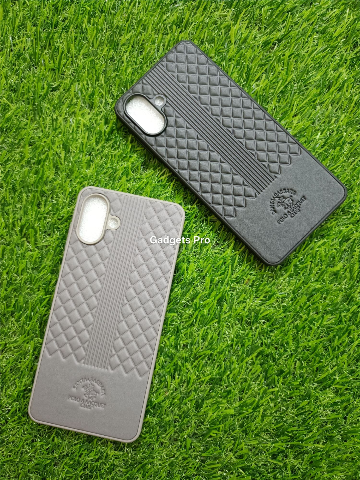 Samsung Galaxy A06 Soft Silicone PU Leather Design Polo Back Cover