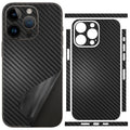 iPhone 15 Pro Max Carbon Fiber Texture Full Body Skin Wrap