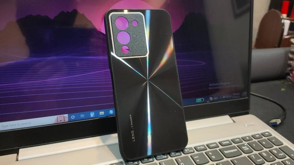 Infinix Note 12 Cover PC Shinny Glossy Back Case