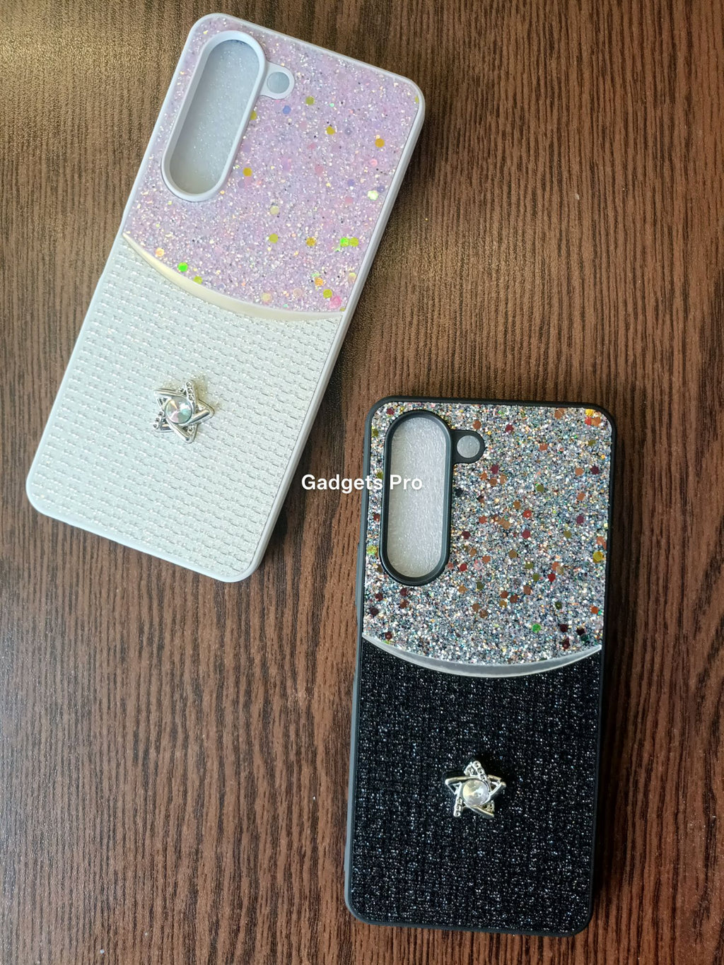 Vivo Y04 Fancy Soft Silicone Glitter Star Back Cover