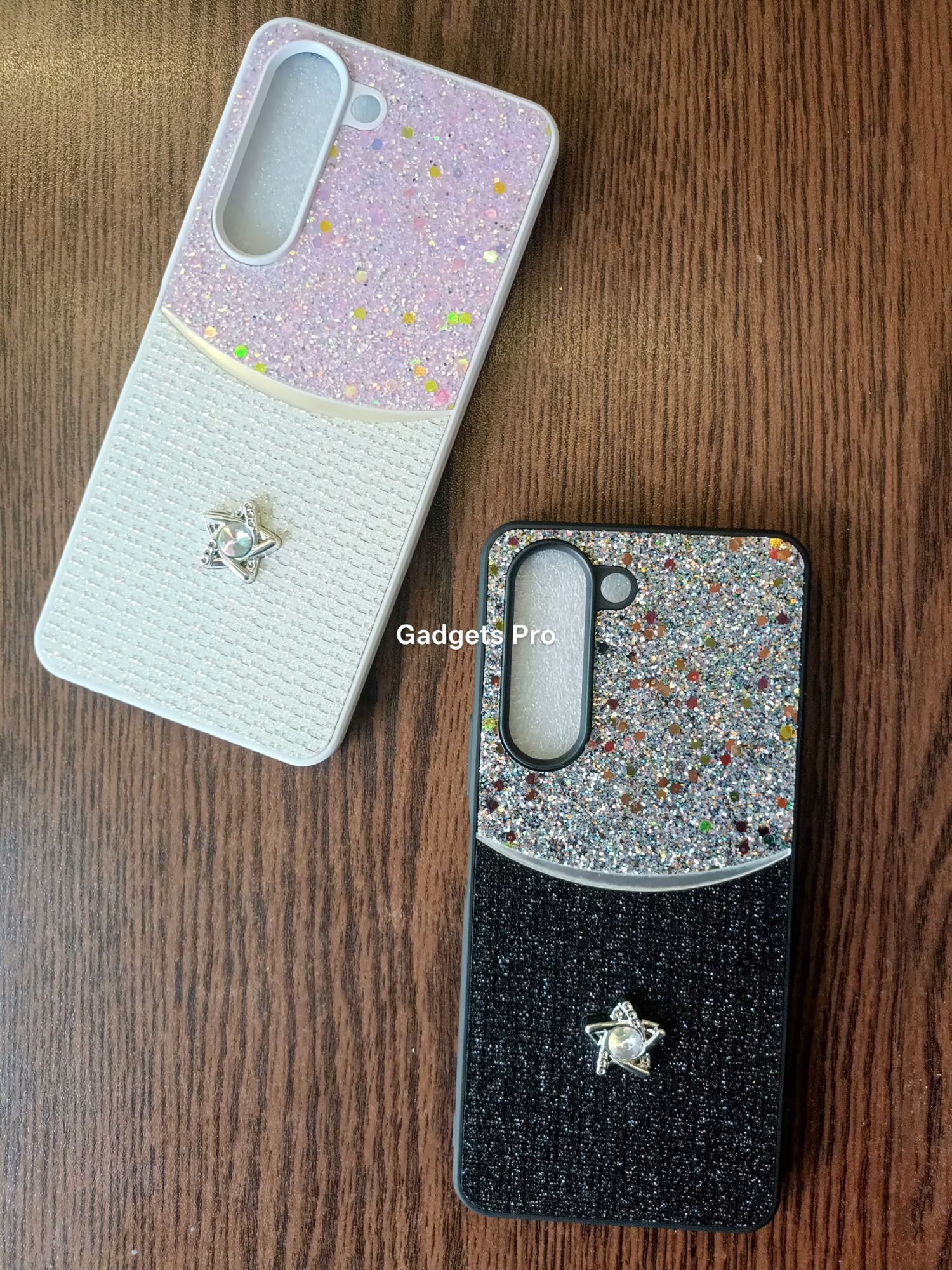 Vivo Y04 Fancy Soft Silicone Glitter Star Back Cover