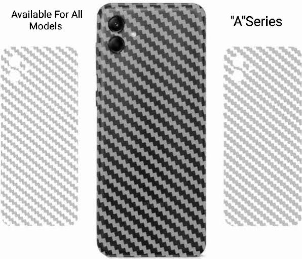 Samsung Galaxy A Series Premium Quality Clear Carbon Fiber Back Sheet
