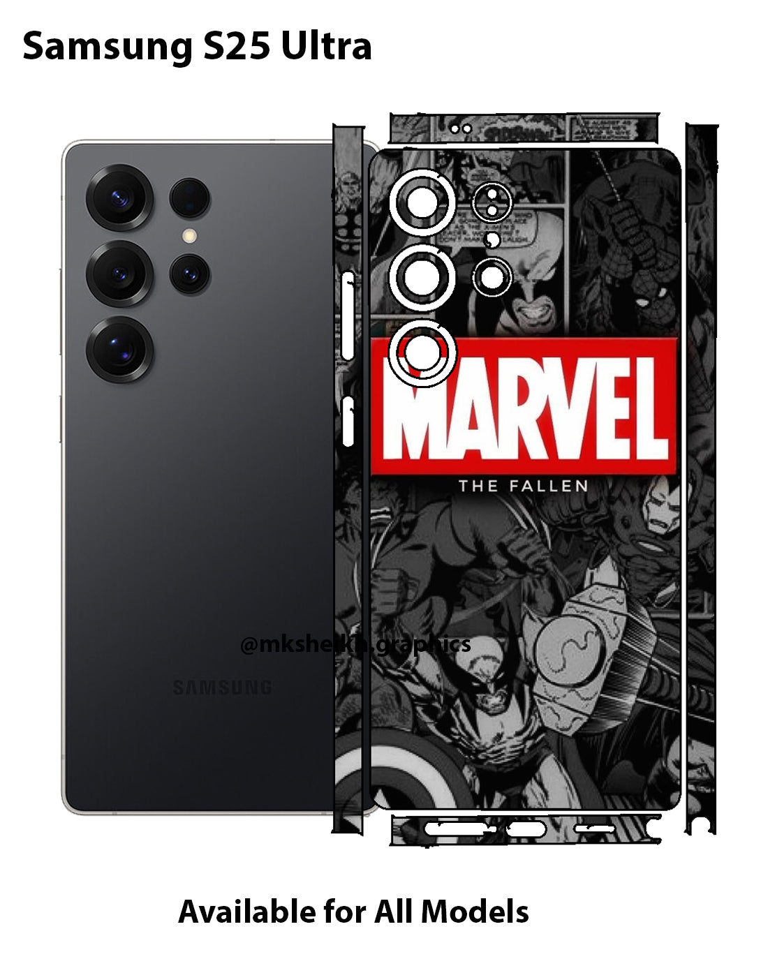 Samsung S25 Ultra Full Body Skin Wrap