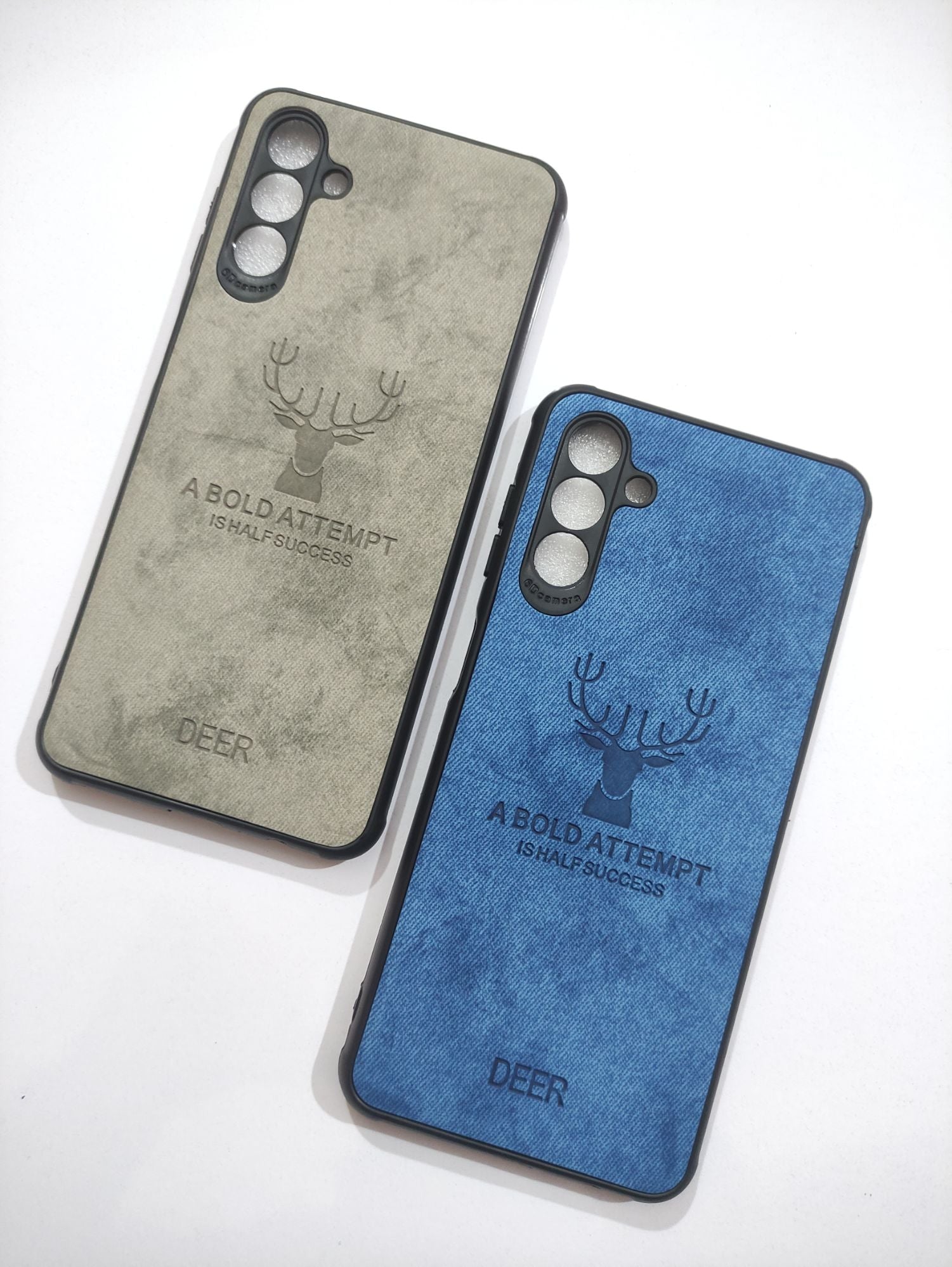 Samsung Galaxy A04S Soft Silicone Deer Fabric Back Cover