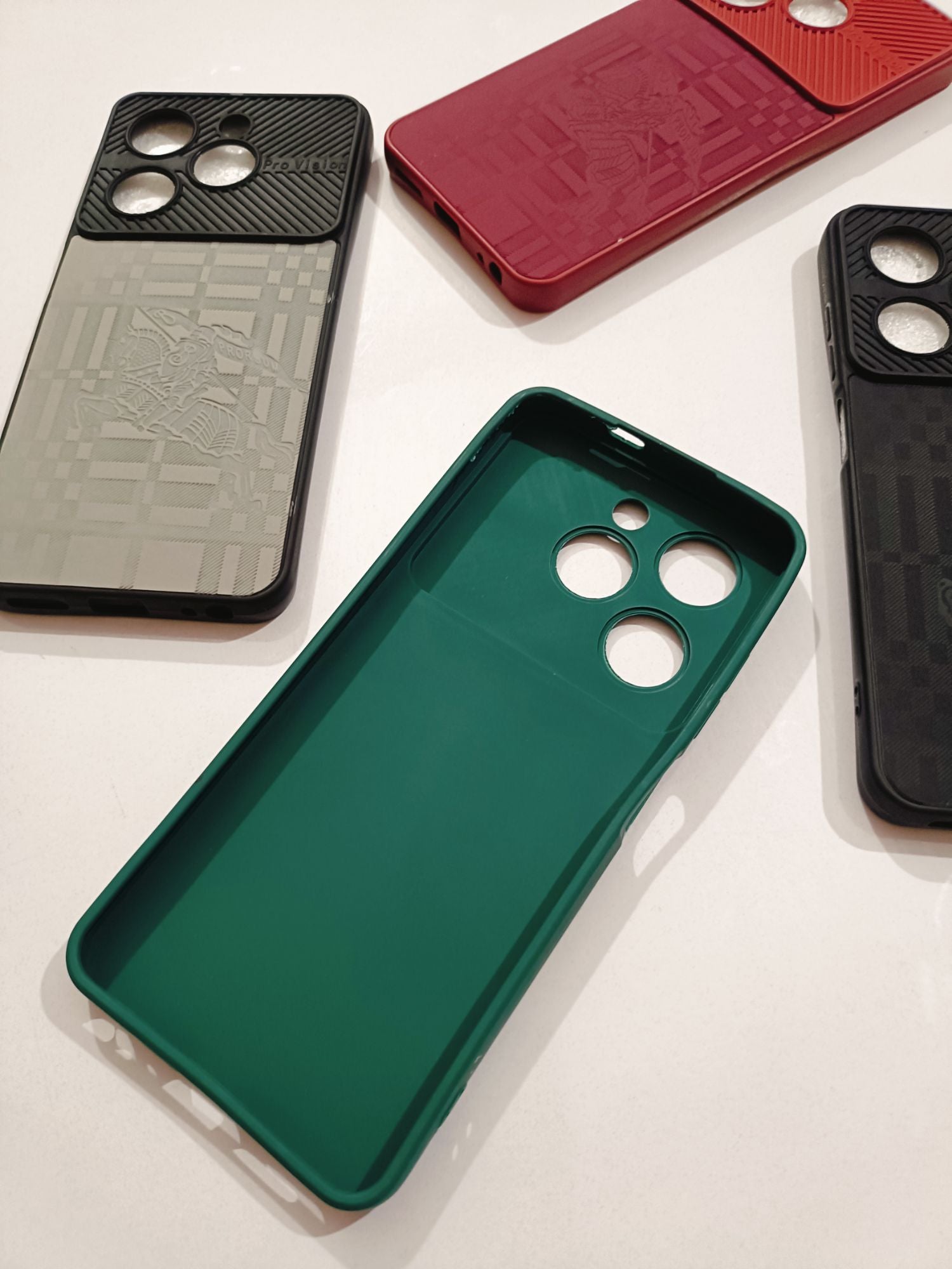 Infinix Smart 8 Soft Silicone Tecture Design Back Cover