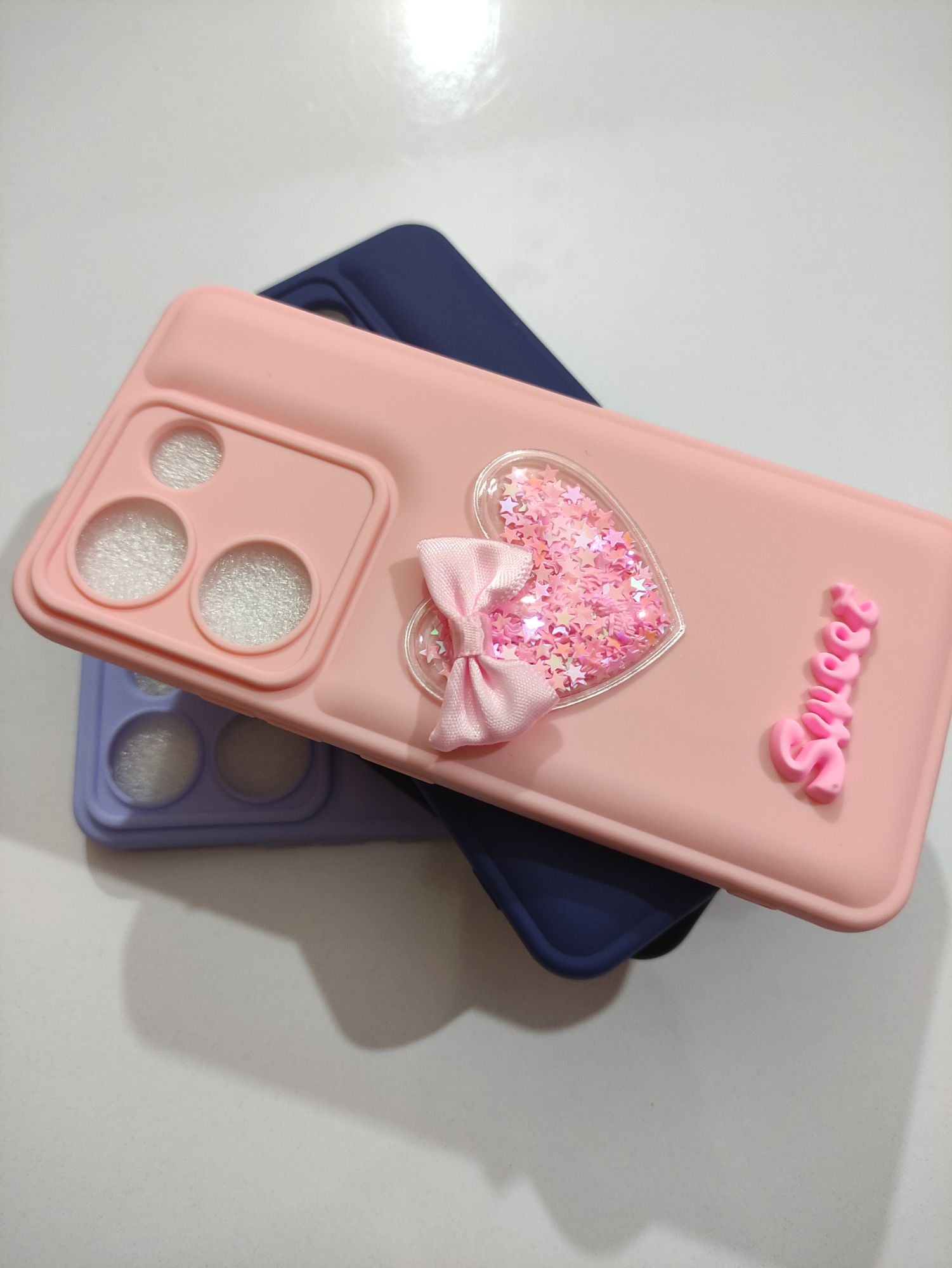 Tecno Camon 20/20 Pro Fancy Soft Silicone 3D Sweet Heart Back Cover