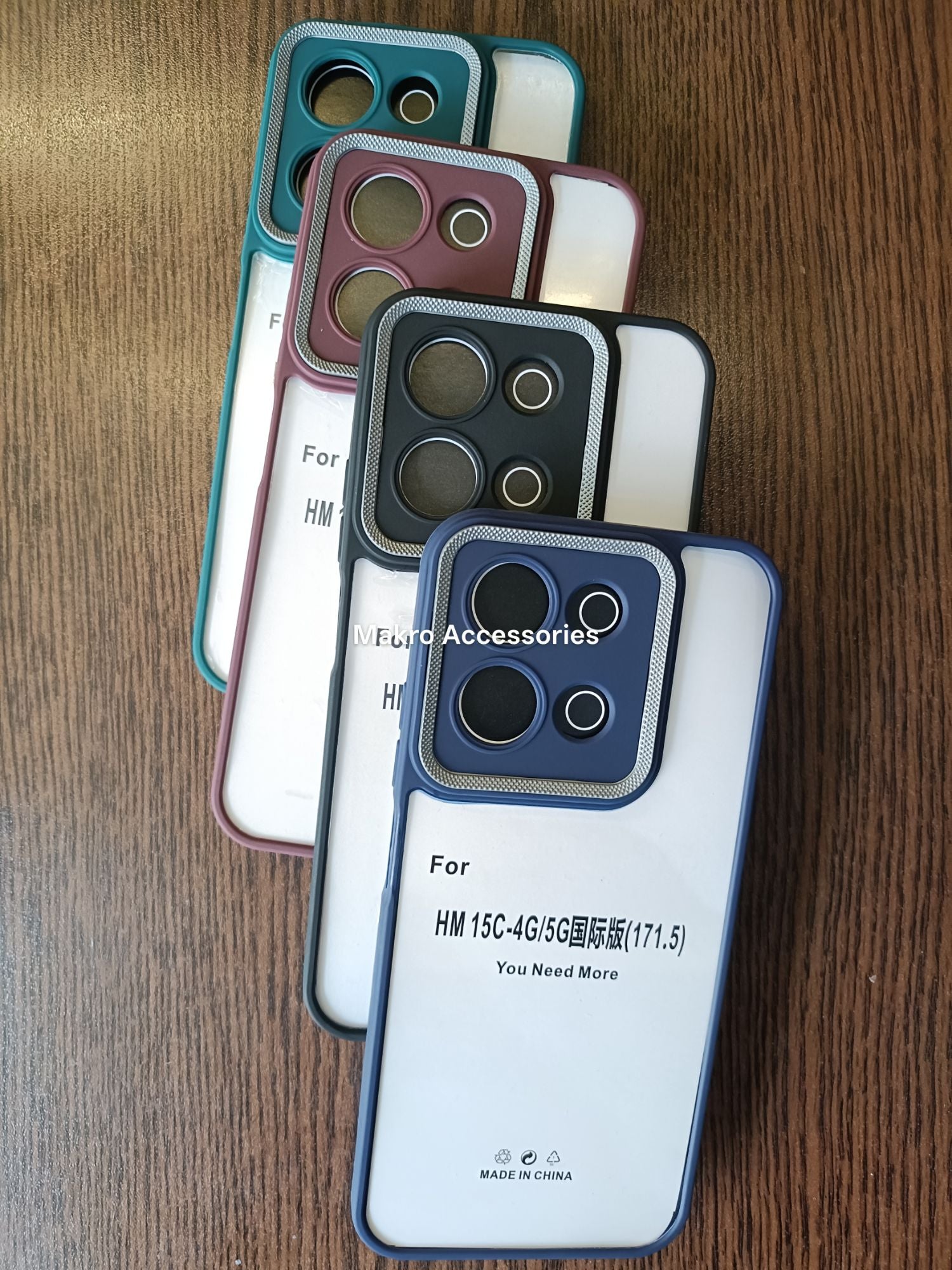 Redmi 15C Clear HD Anti-yellow Soft Silicone Edges Camera Protection Back Cover