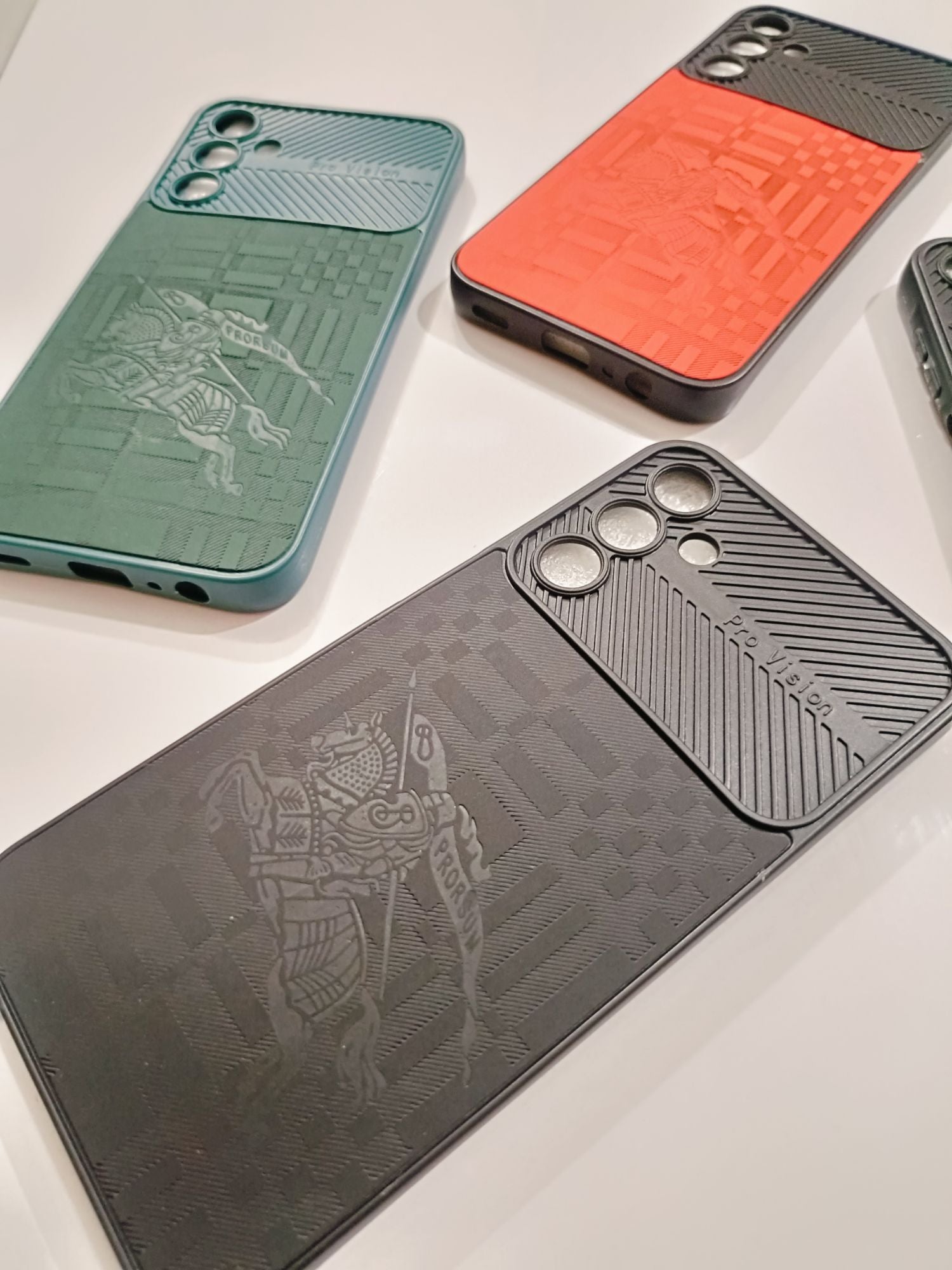Samsung Galaxy A15 Soft Silicone Tecture Design Back Cover