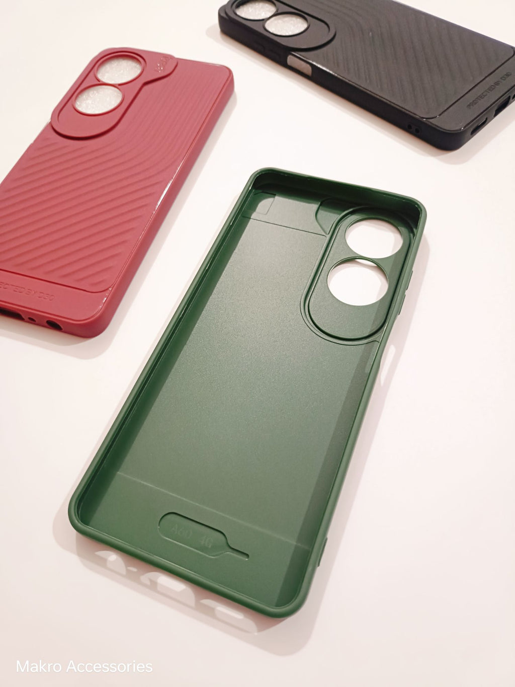 Oppo A60 Soft Silicone Camera Protection Back Cover