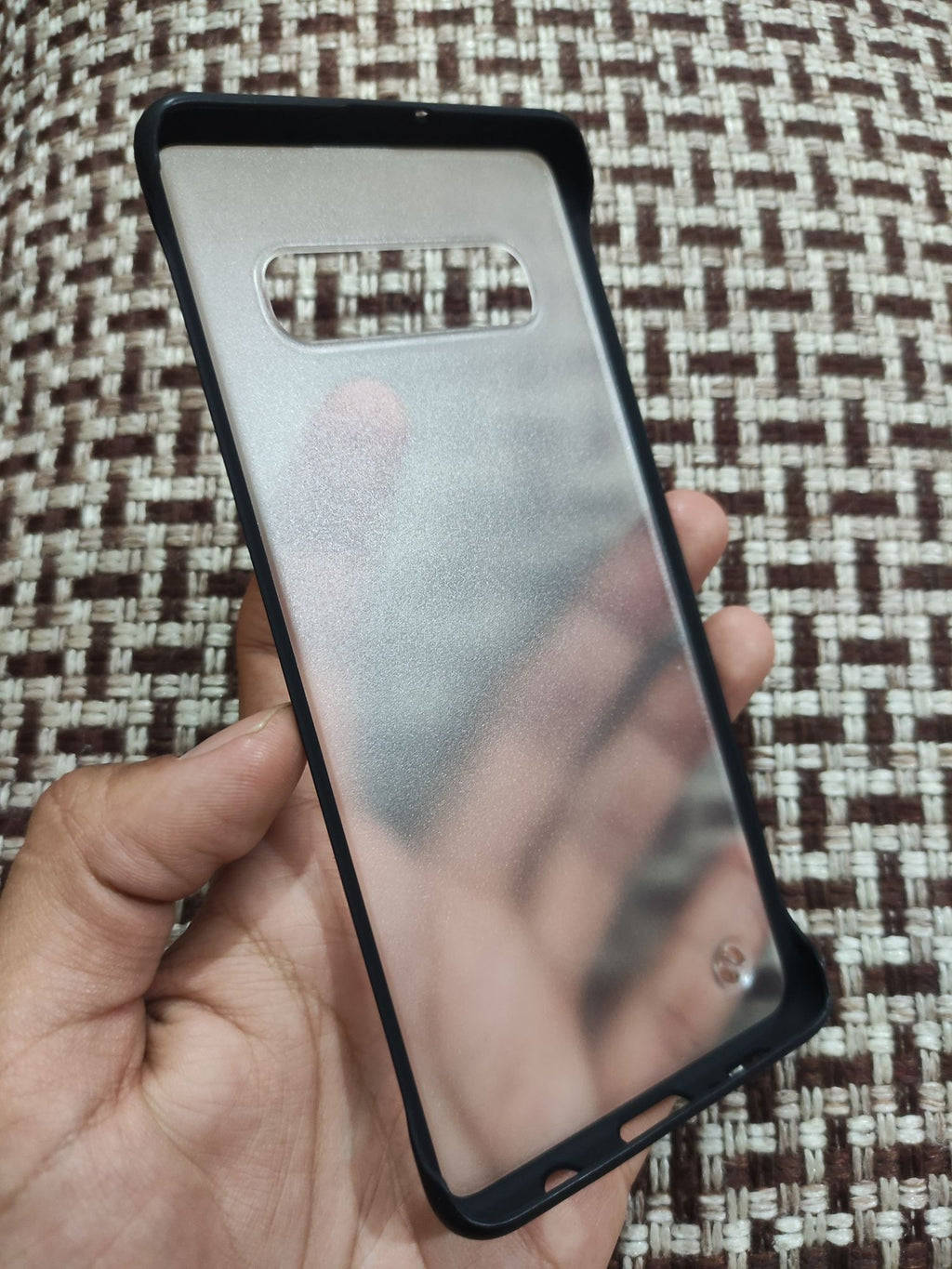 Samsung Galaxy S10 Plus PC Translucent Frameless Back Cover