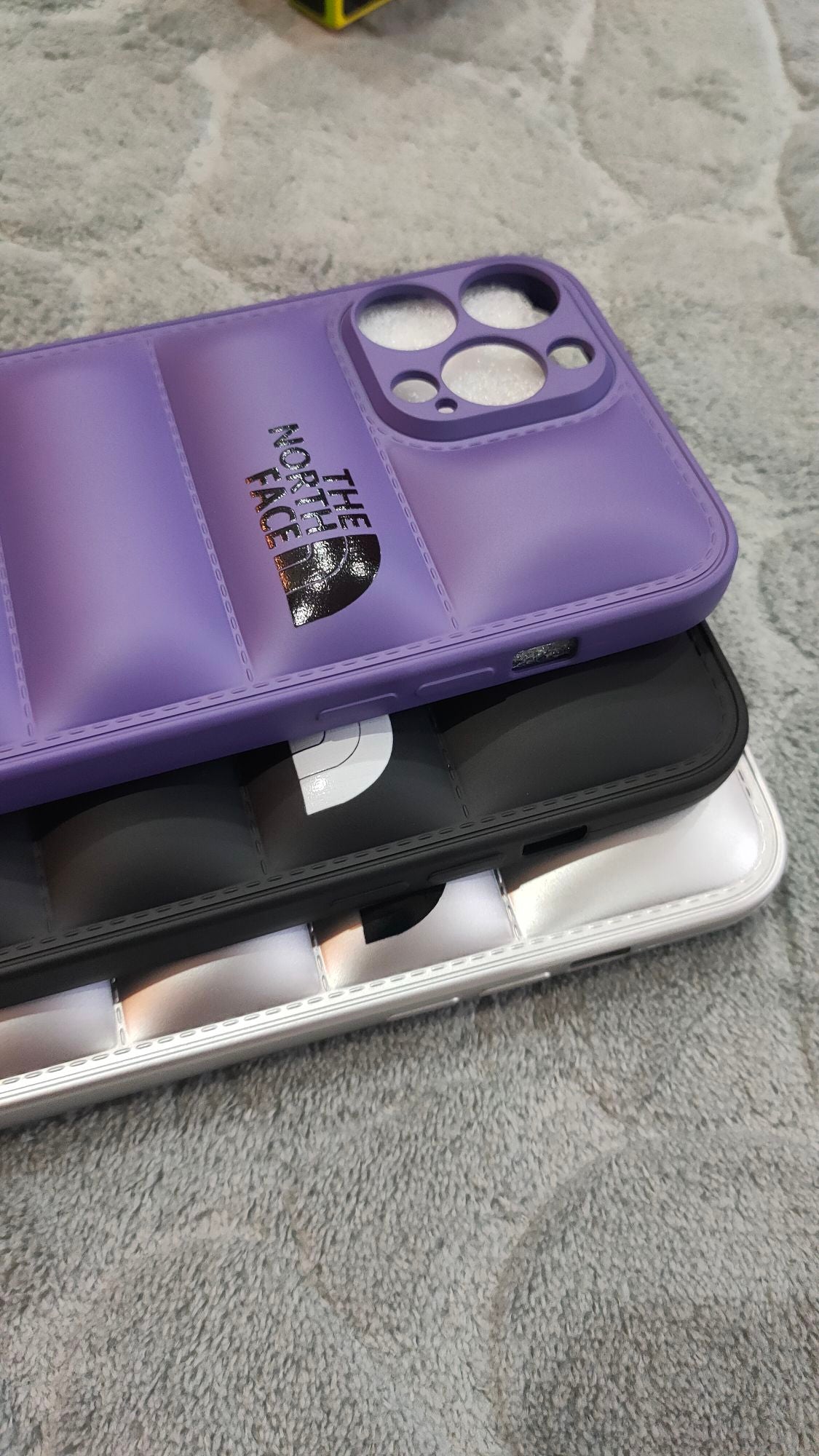 iPhone 13 Pro Max North Face Puffer Soft Silicone Case