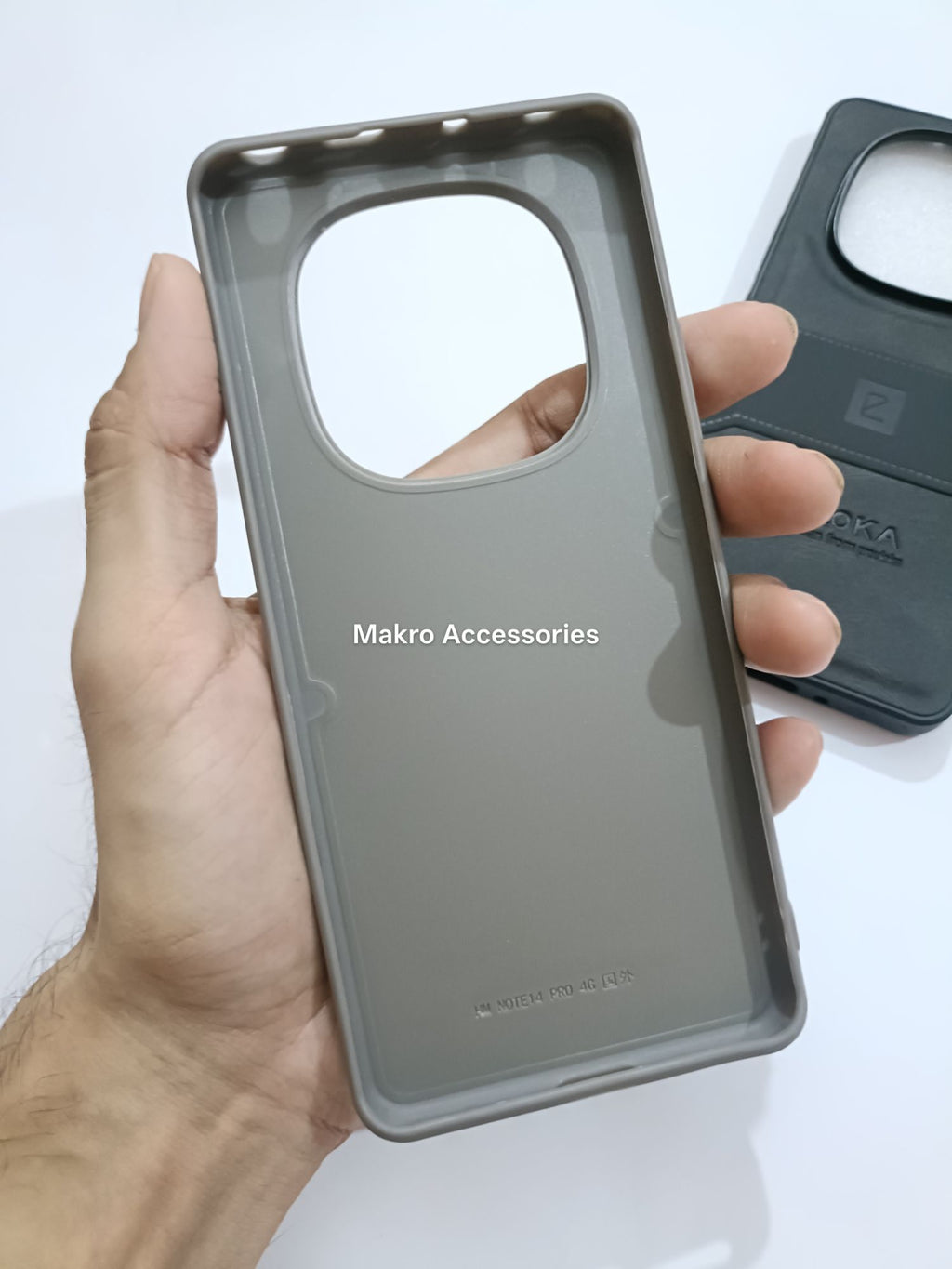 Redmi Note 14 Pro PU Leather Design Puloka Back Cover