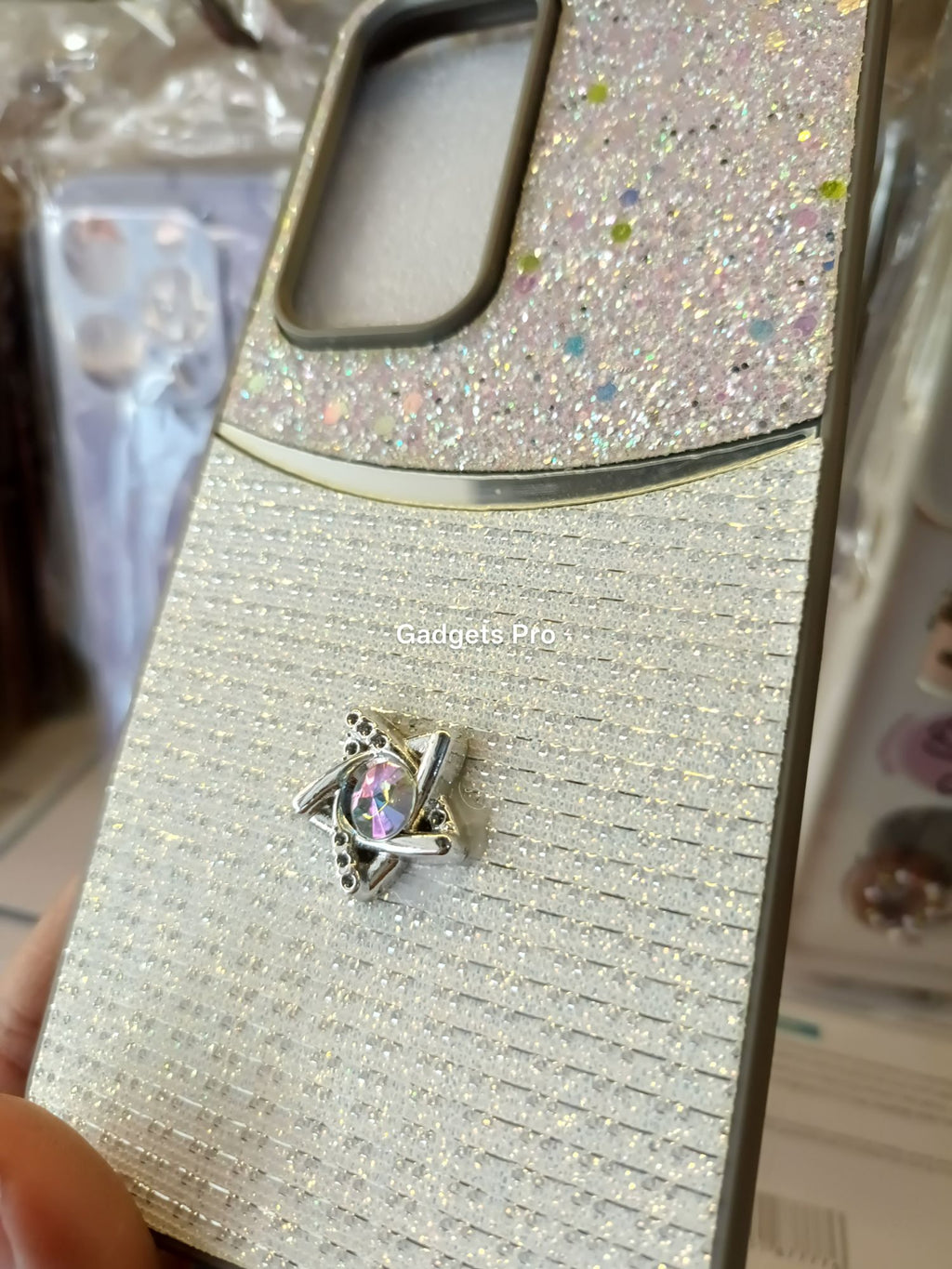 Infinix Hot 60i Fancy Soft Silicone Glitter Star Back Cover