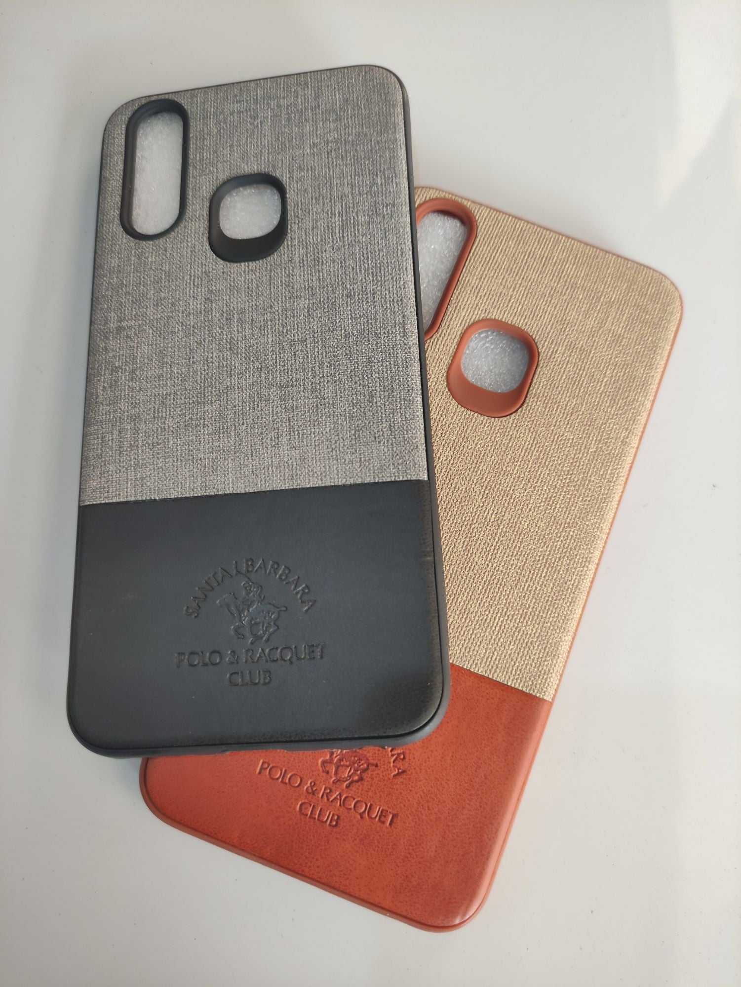 Vivo Y15 Soft Silicone Fabrics Cloth Back Cover