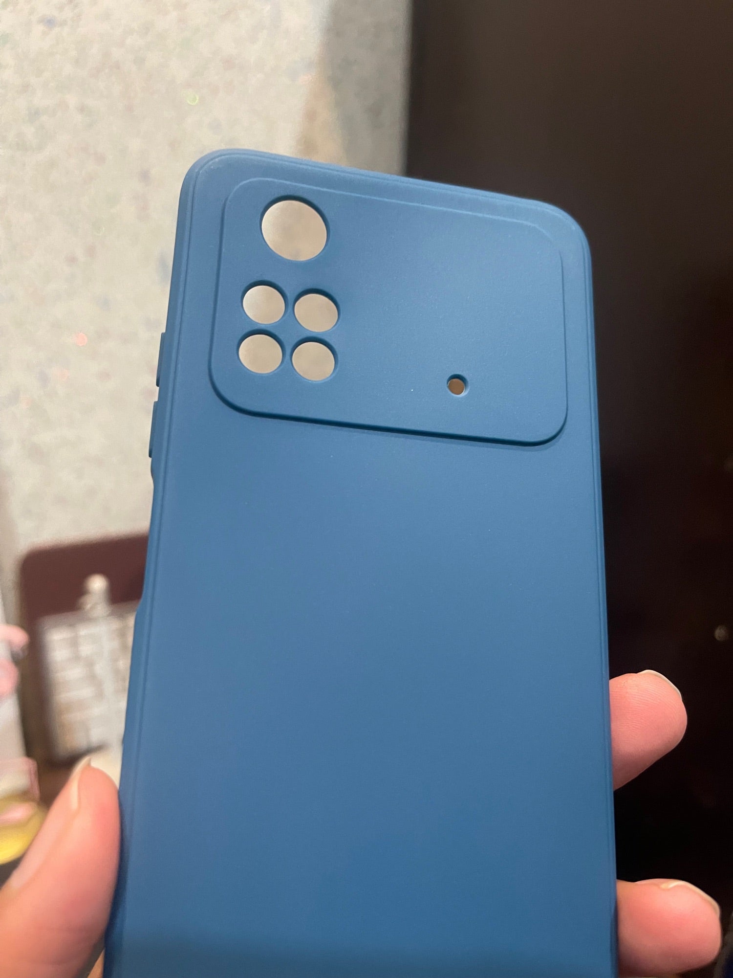 Poco M4 Pro Liquid Silicone Back Logo Case Cover