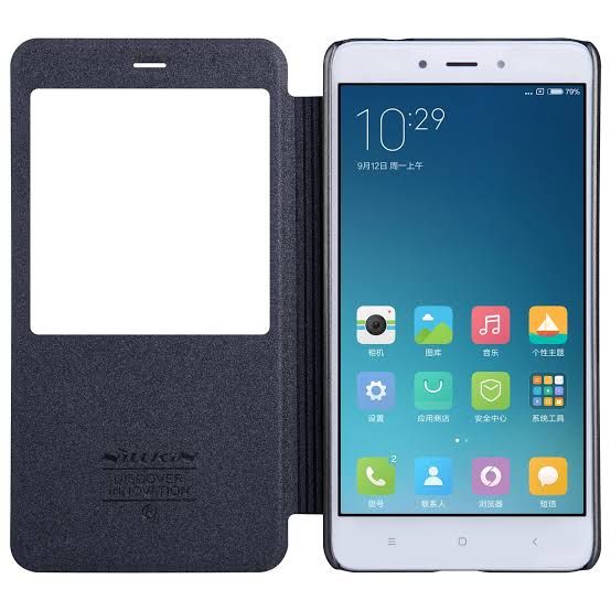 Redmi 4x Nillkin Sparkle leather flip back cover