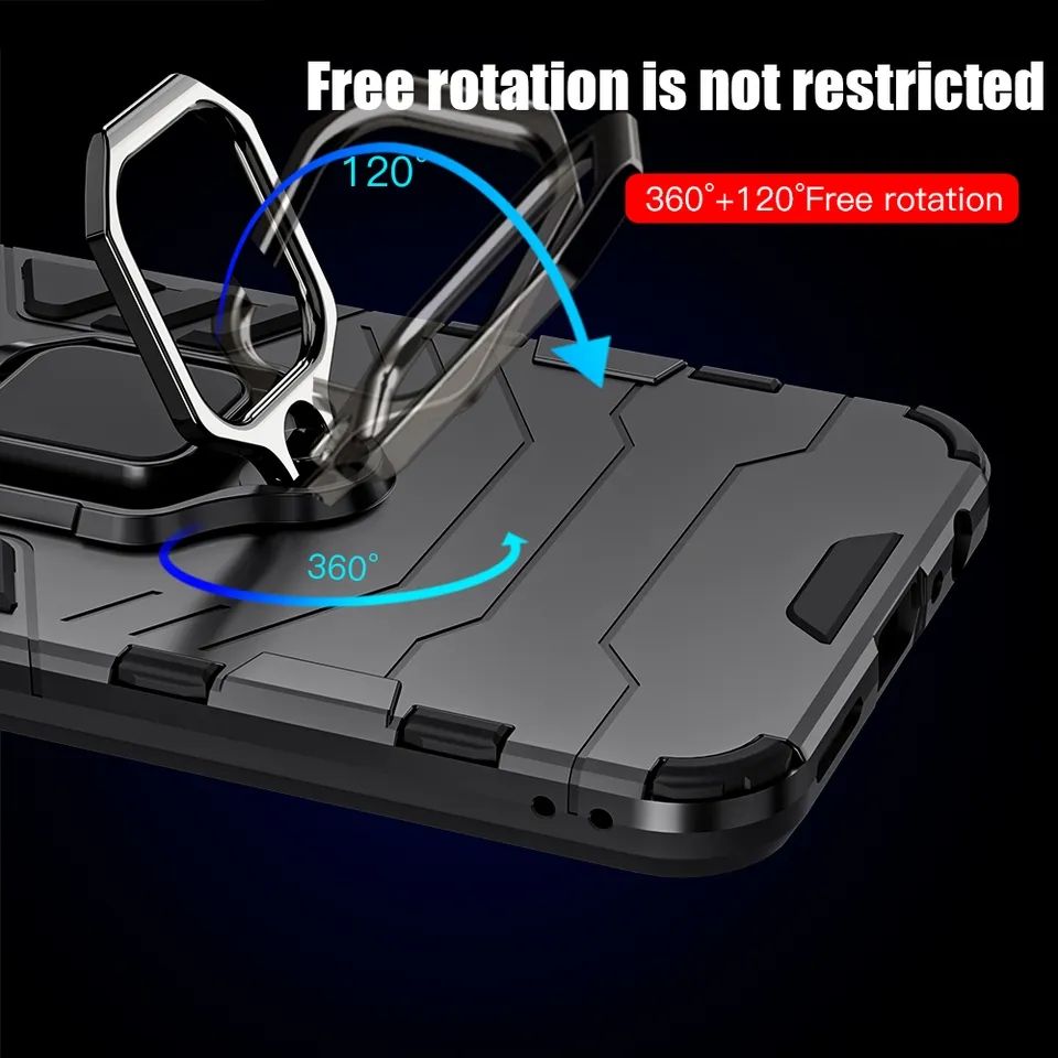 Oppo F21 Pro 5G Shockproof Hybrid Magnetic Ring Back Cover