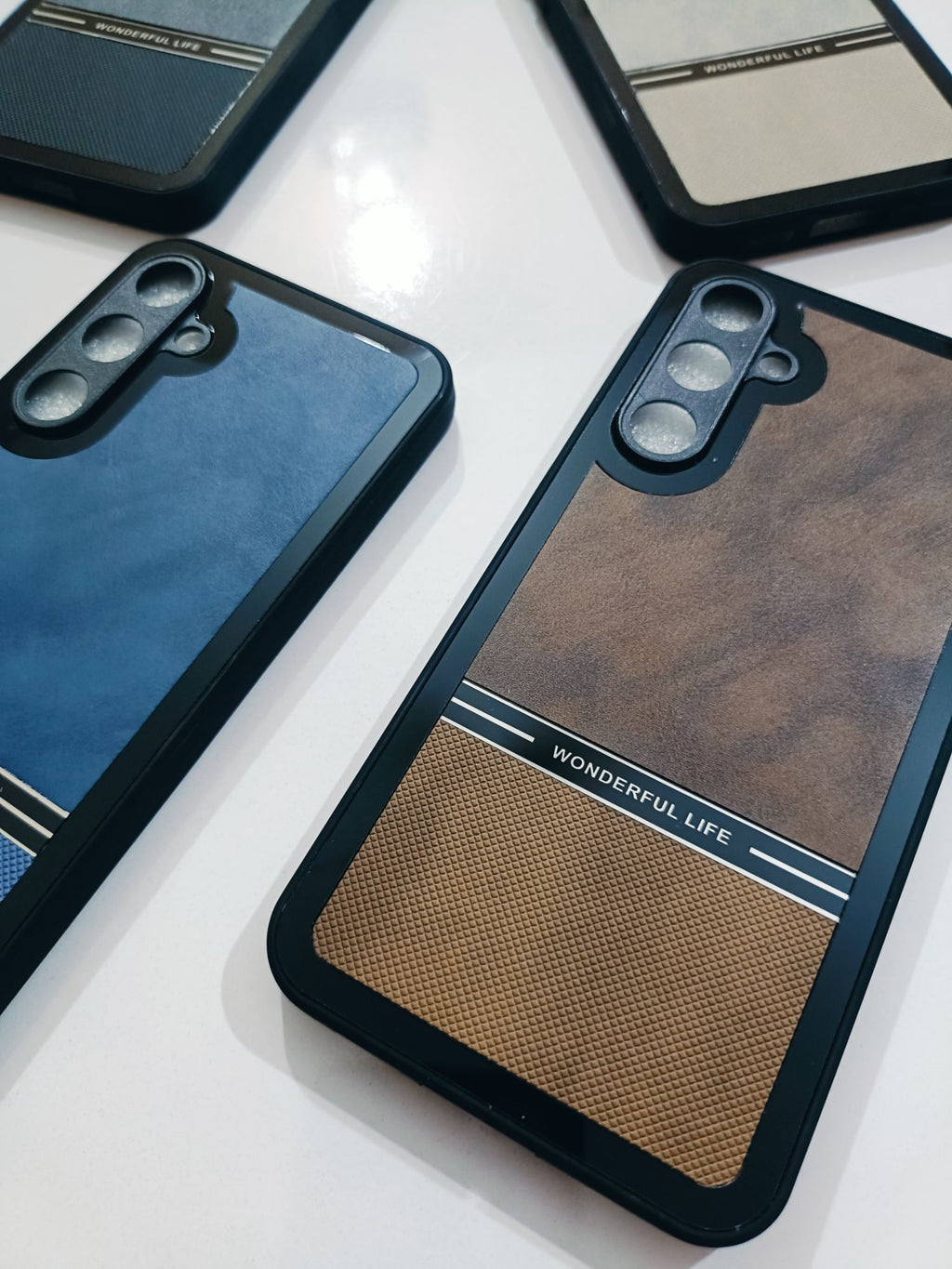 Samsung Galaxy S23FE PU leather Protection Back Cover