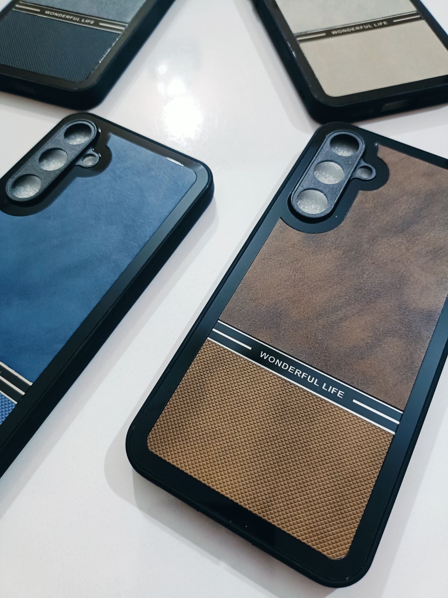 Samsung Galaxy S23FE PU leather Protection Back Cover