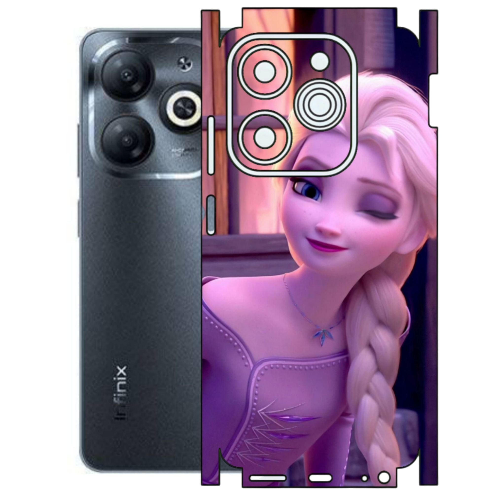 Newest Design Print Back Full Skin Wrap for All Models iPhone/Samsung/Oppo/Vivo/Infinix/Tecno/OnePlus/Google etc