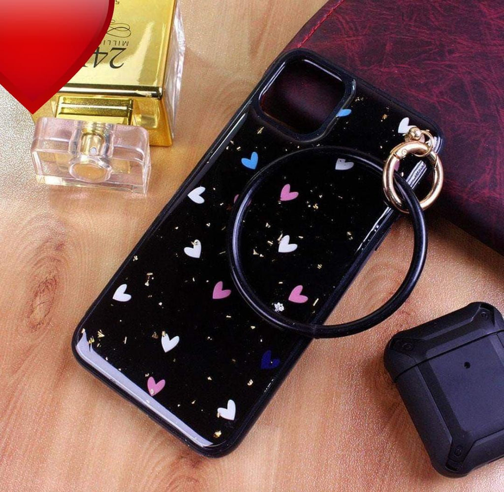 iPhone 11 Series,11,11 Pro Max Fancy Glitter Cover with Ring