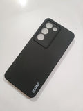 Vivo Y100 Soft Matt Black Eouro Back Cover