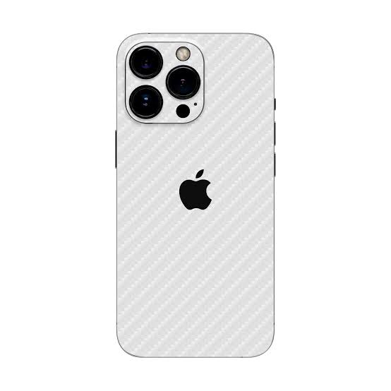 iPhone 15/15 Pro/15 Plus /15 Pro Max Premium Quality Clear Carbon Fiber Back Sheet