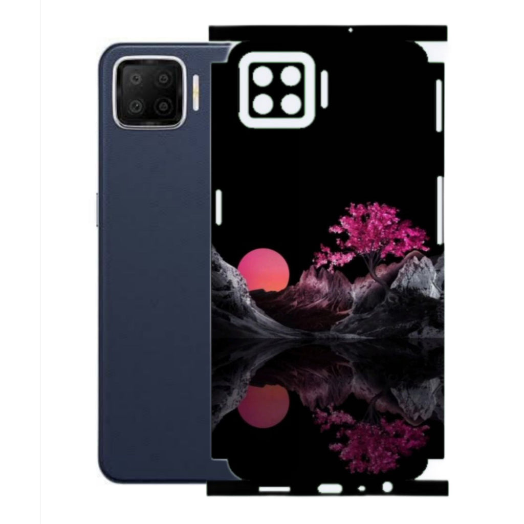 Oppo F17 Full Body Print Back Skin Wrap