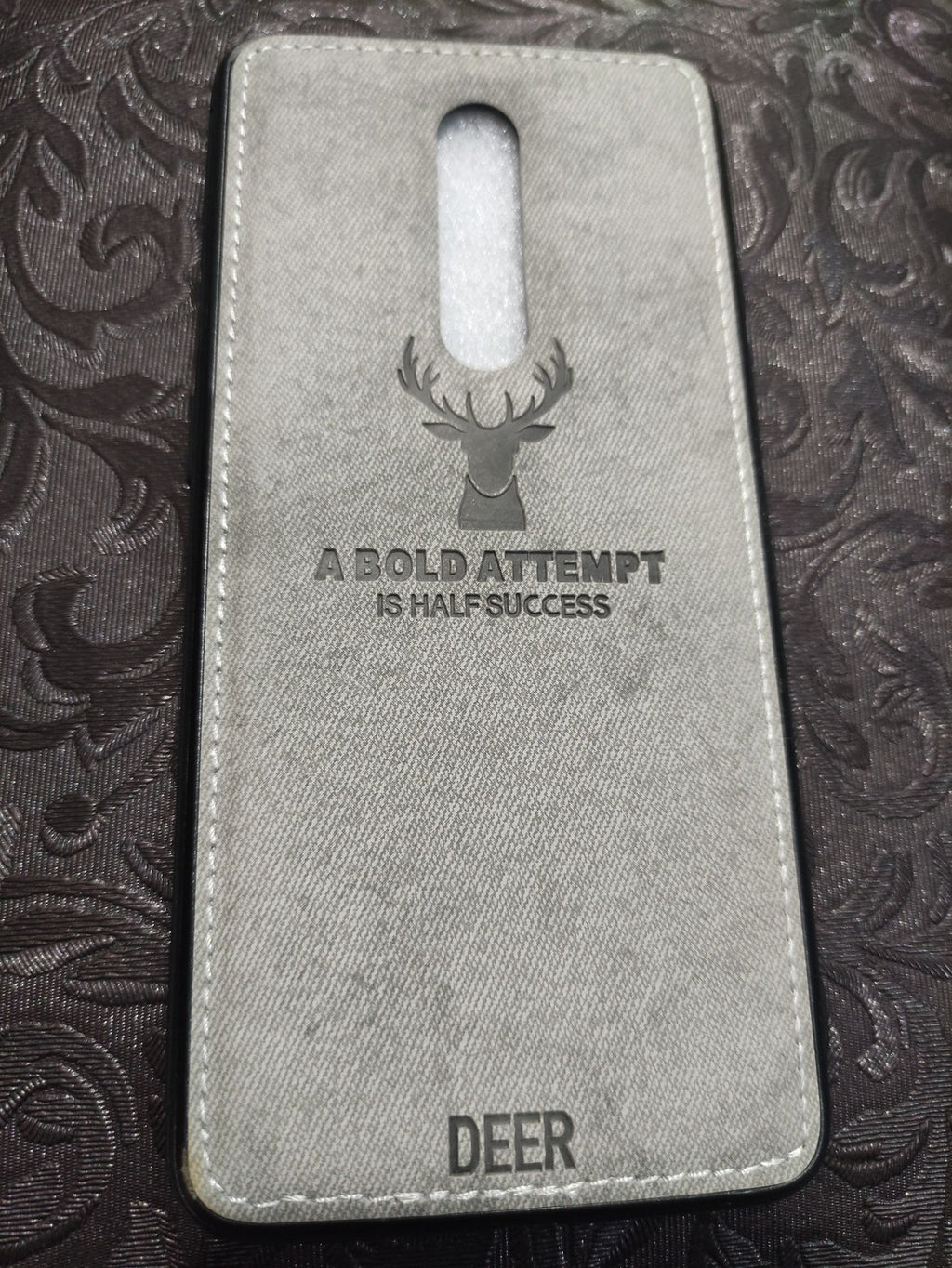 One Plus 7Pro Soft Deer Fabric Cloth back cover