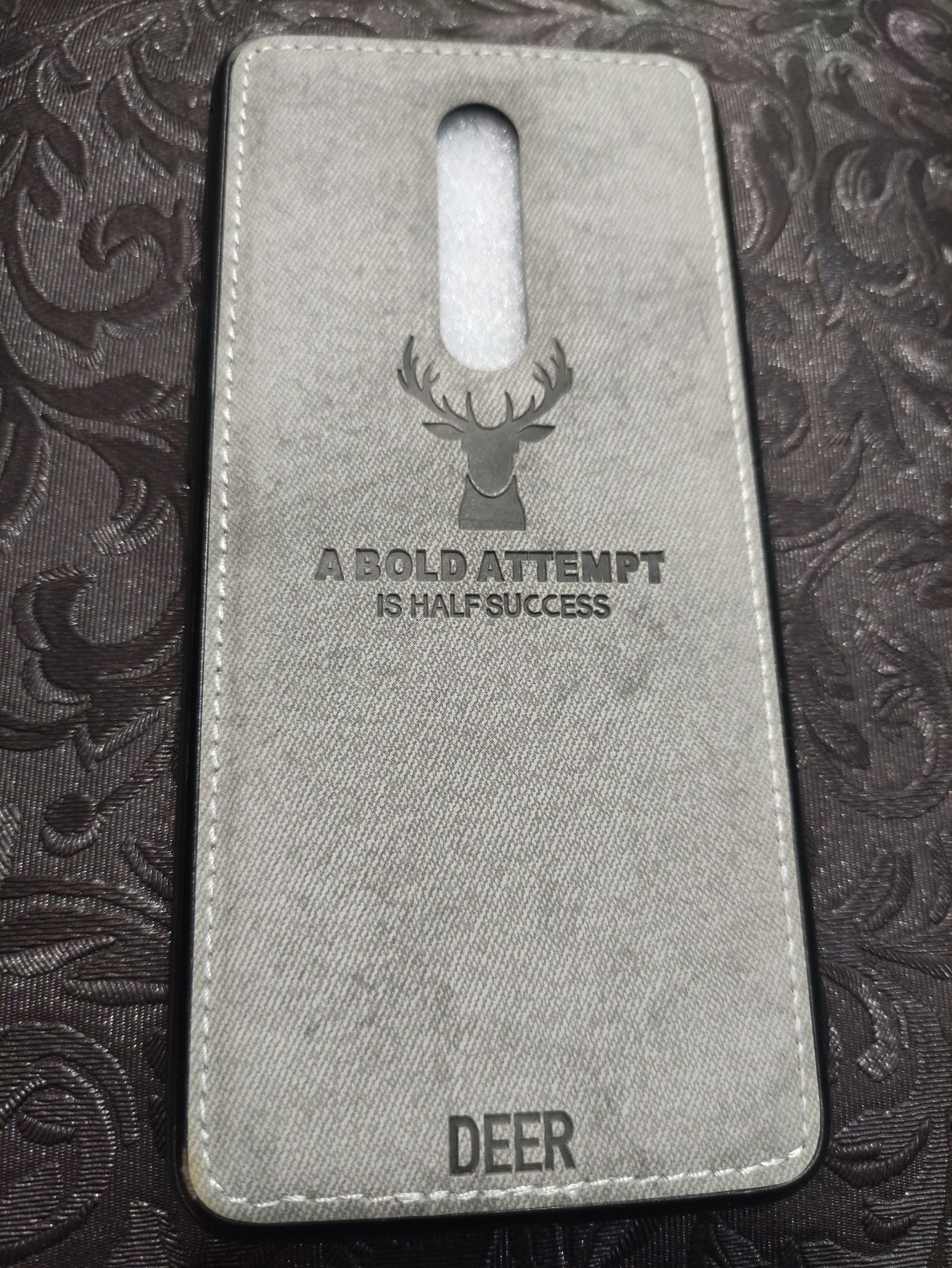 One Plus 7Pro Soft Deer Fabric Cloth back cover