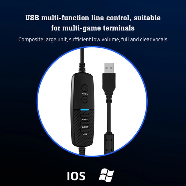 LENOVO G50B-Pro 7.1 Gaming Headphone with ANC