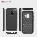 Samsung Galaxy S9 Shockproof Carbon Fiber Rubber Back Cover