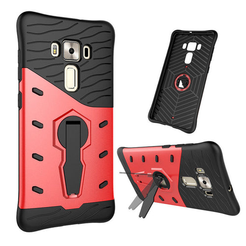 Hybrid Shockproof Heavy Duty Kickstand Case Cover For ASUS Zenfone 3 5.5''