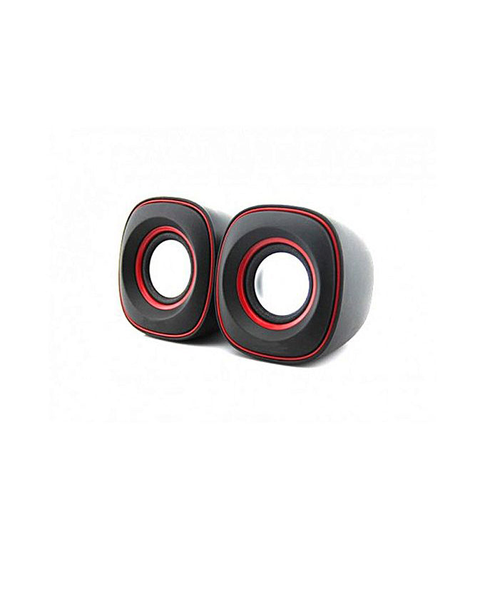 Ruizu RZ-480 Computer & Laptop USB Speaker - Black
