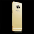 Aluminum Metal Bumper Mirror Back Skin Case Cover For Samsung Galaxy S7 Edge